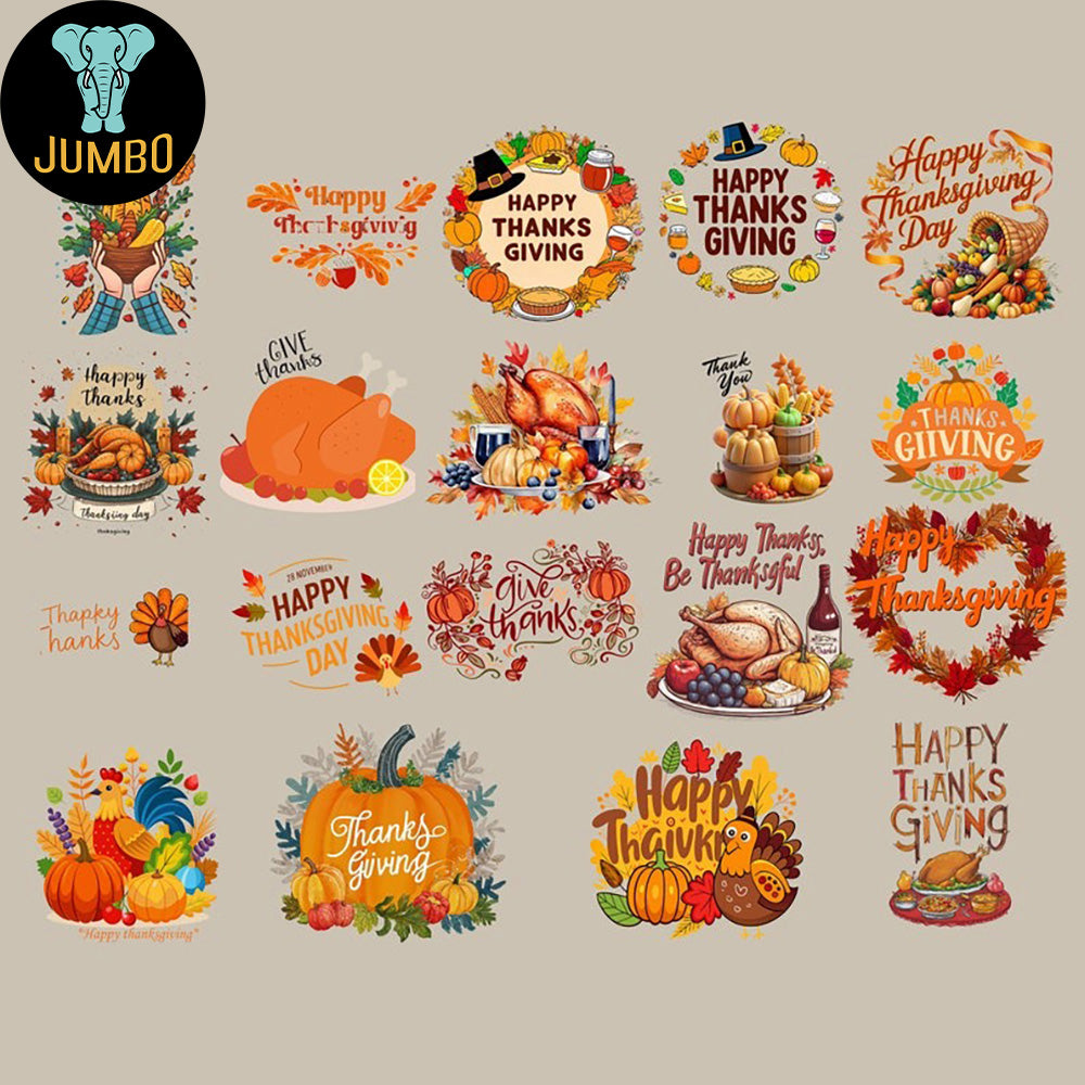 RetroThanksgivingPngBundle2