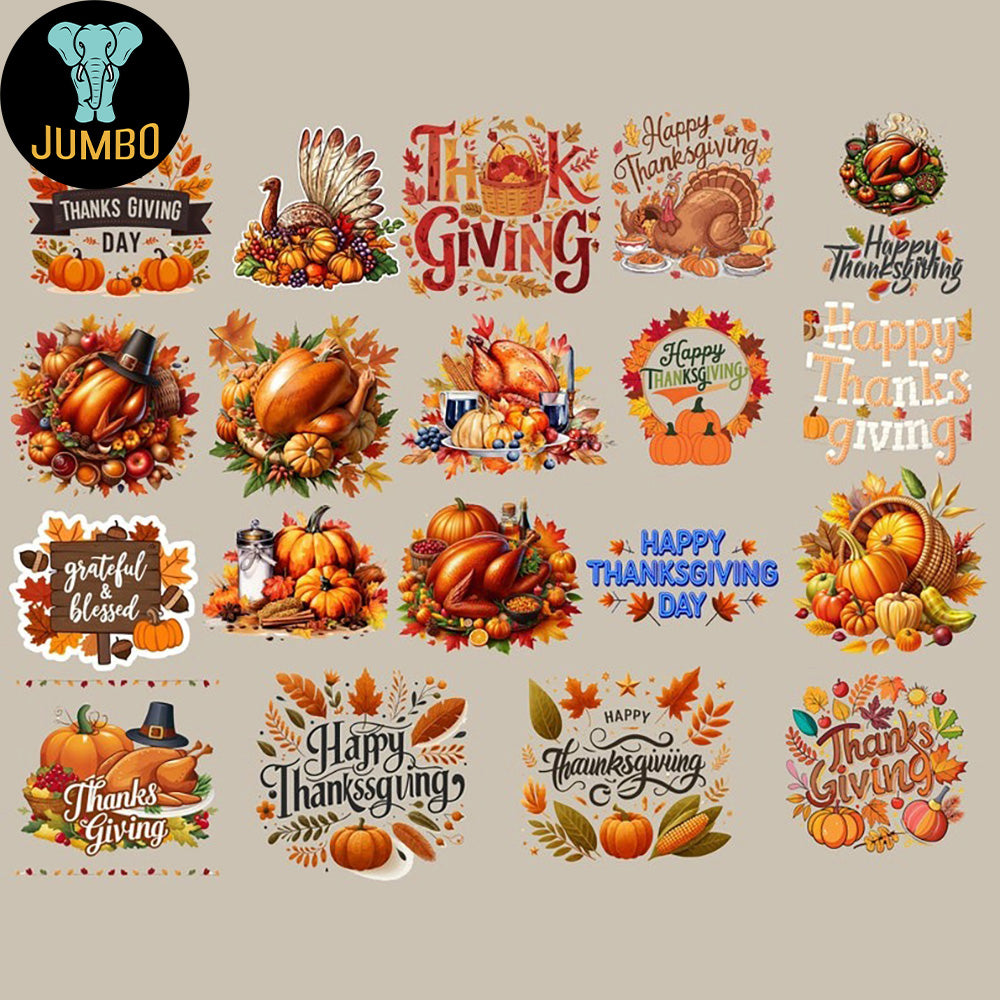 RetroThanksgivingPngBundle3