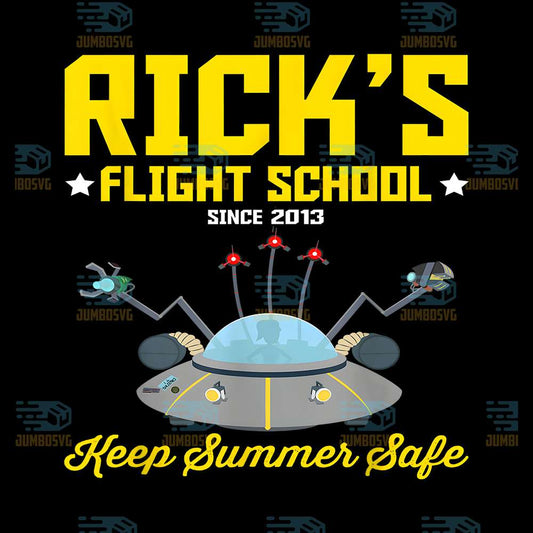 Rick-And-Morty-Flight-School-Keep-Summer-Safe-Png