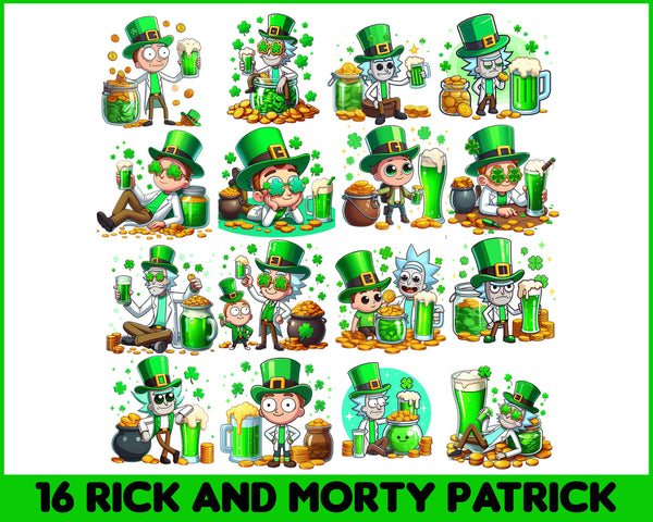 Rick and Morty St Patrick, Rick and Morty Png,Rick Morty Png, Rick and Morty Png, Cartoon Character Png,Cartoon Png