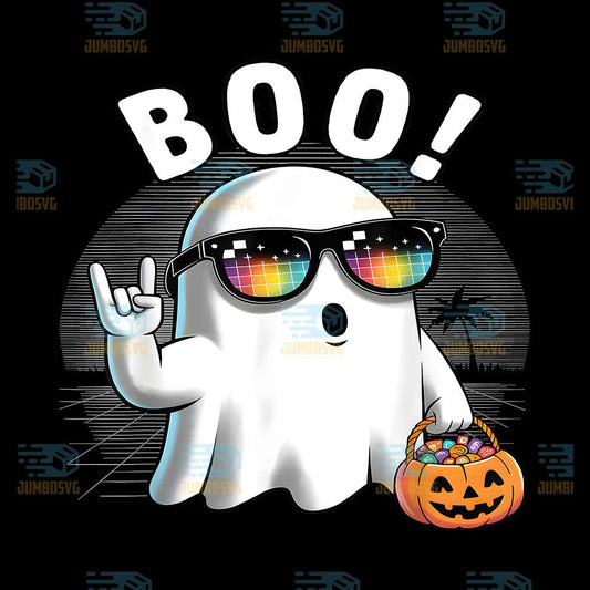 Rock-Ghost-Retro-Halloween-Pumpkin-Boo-Png