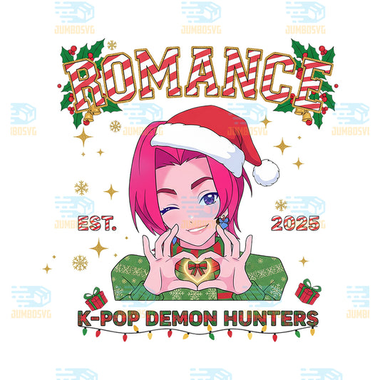 Romance-Est-2025-Kpop-Demon-Hunter-Christmas-Png