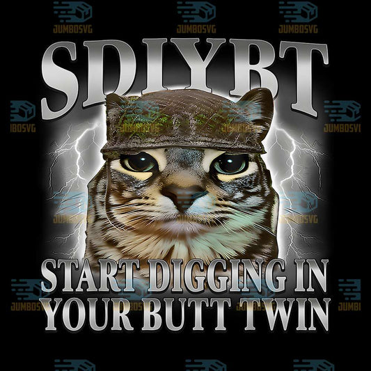 SDIYBT-Start-Digging-in-Your-Butt-Twin-Cat-Meme-Png