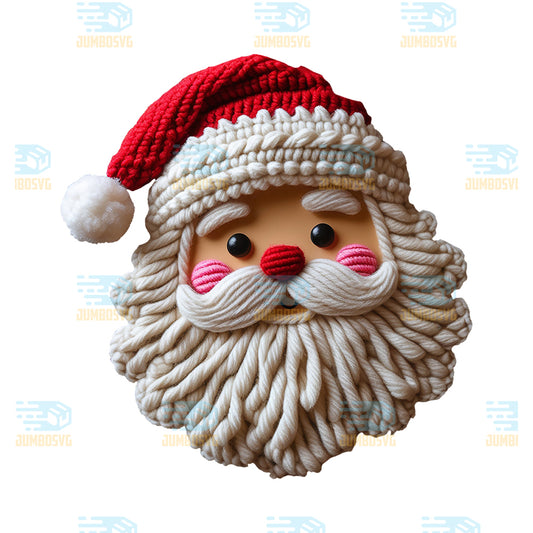 Santa-Yarn-Crochet-Christmas-Png-1