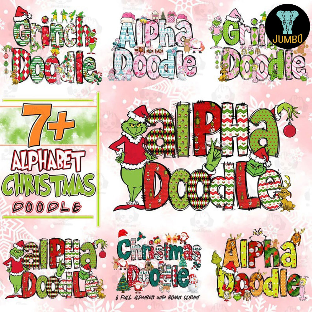 SetChristmasAlphaDoodlePngBundle_1