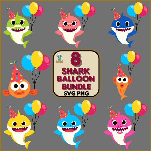 SharkBalloonSvgBundle