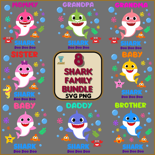 SharkFamilySvgBundle4