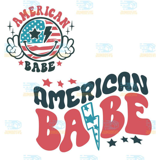 Smile-America-Babe-4th-Of-July-Svg