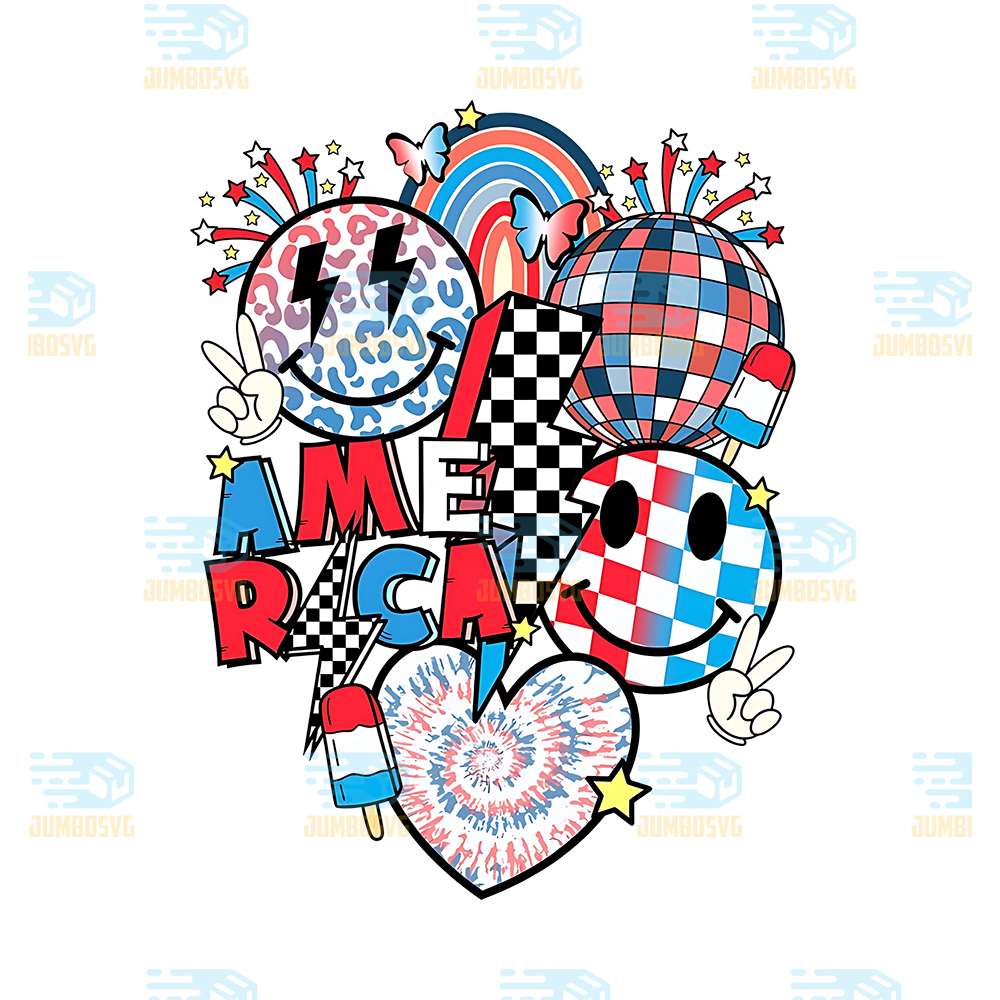 Smile-Face-America-4th-Of-July-Png