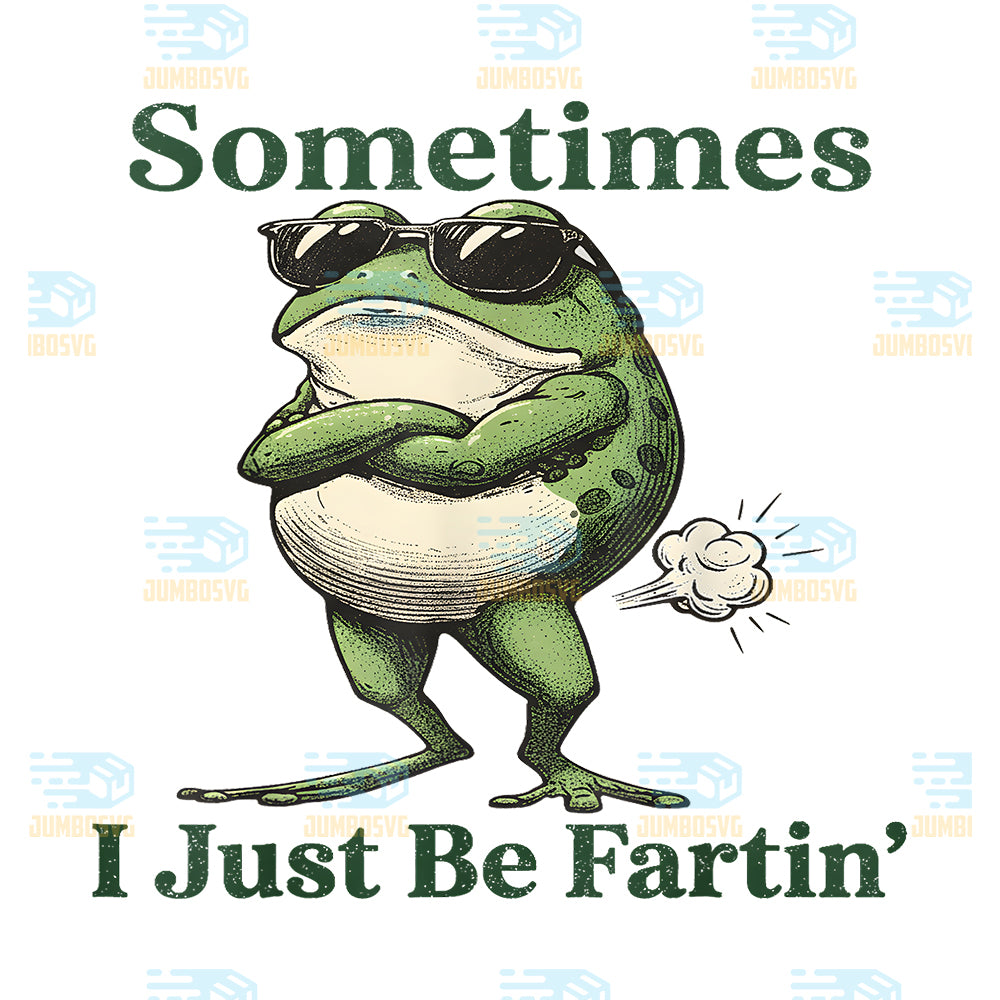 Sometimes-I-Just-Be-Farting-Frog-Png