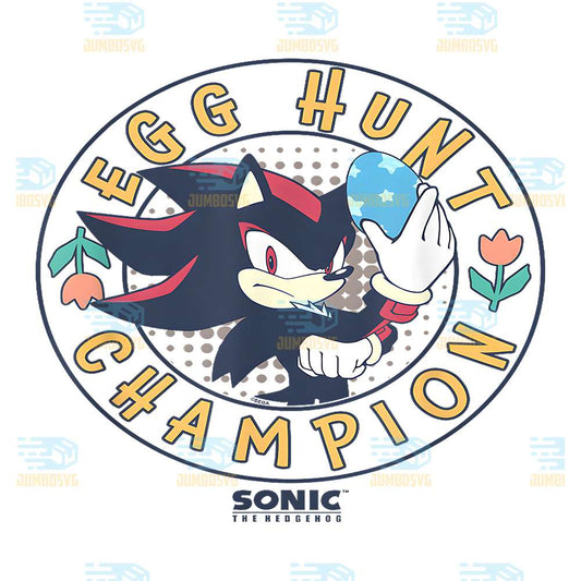 Sonic-The-Hedgehog-Easter-Shadow-Egg-Hunt-Champion-Png
