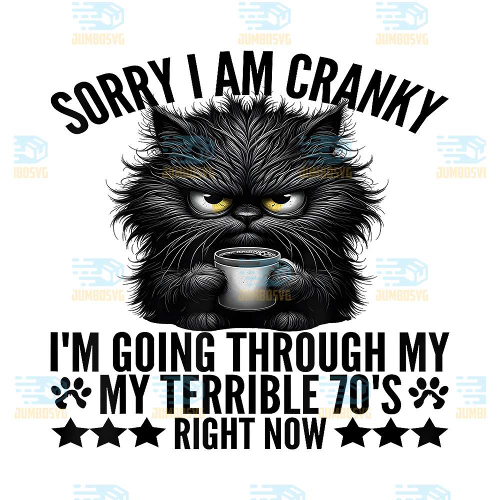 Sorry-I-m-Cranky-I-m-Going-Through-My-Terrible-70-s-Right-Now-Black-Cat-Png