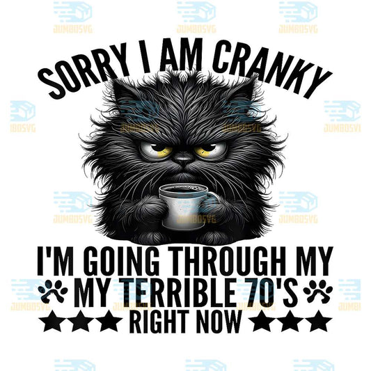 Sorry-I-m-Cranky-I-m-Going-Through-My-Terrible-70-s-Right-Now-Black-Cat-Png