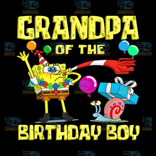 SpongeBob-Grandpa-Of-The-Birthday-Boy-Png