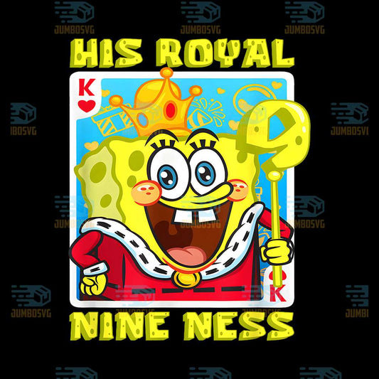 SpongeBob-His-Royal-Nineness-SpongeBob-9th-Birthday-Png