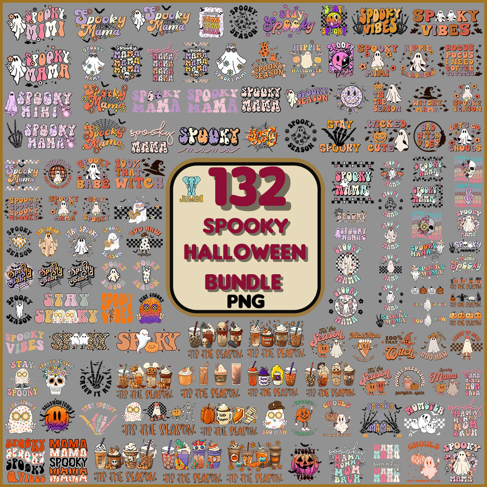 SpookyHalloweenPngBundle