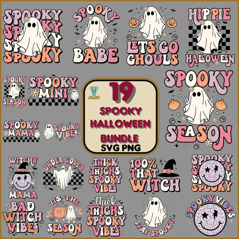 SpookyHalloweenSvgBundle