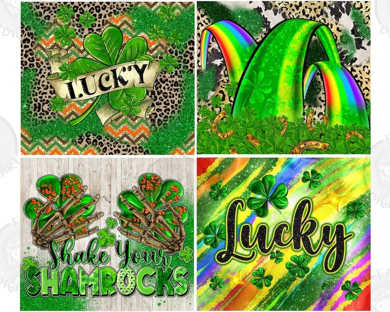 St. Patrick's Day tumbler png sublimation design bundle, Happy St. Patrick's Day png, tumbler bundle png, sublimate designs download