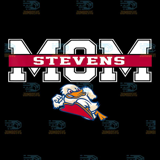 Stevens-Institute-Of-Technology-Mom-College-Spirit-Duck-Mascot-Svg