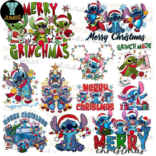 Stitch Christmas Png Bundle - Jumbosvg