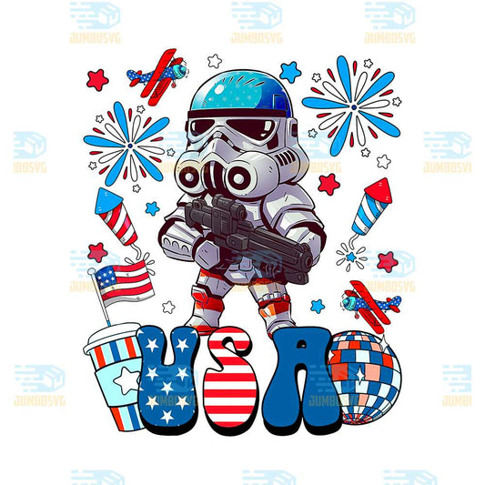 Storm-Trooper-Usa-America-4th-Of-July-Png