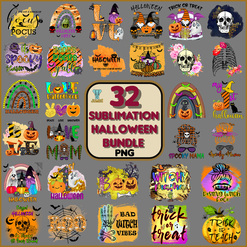 SublimationHalloweenPngBundle_DigitalDownload