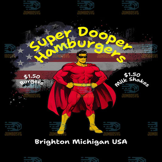 Super-Dooper-Hamburgers-Brighton-Michigan-USA-Png