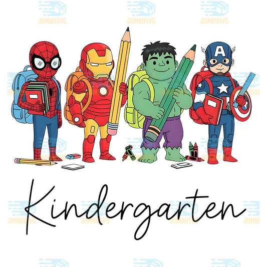 Superhero-Back-to-School-Boys-Kindergarten-Png