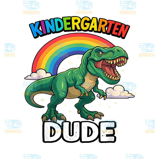 T-rex-Dino-Kindergarten-Dude-Png