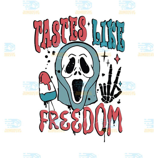 Tastes-Like-Freedom-Horror-4th-Of-July-Svg