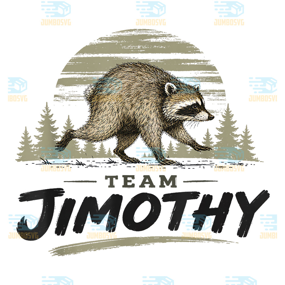 Team-Jimothy-Raccoon-Meme-Raccoon-Feral-Trendy-Animal-Svg