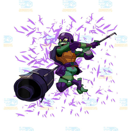 Teenage-Mutant-Ninja-Turtles-Donatello-Overhead-Flying-Attack-Png