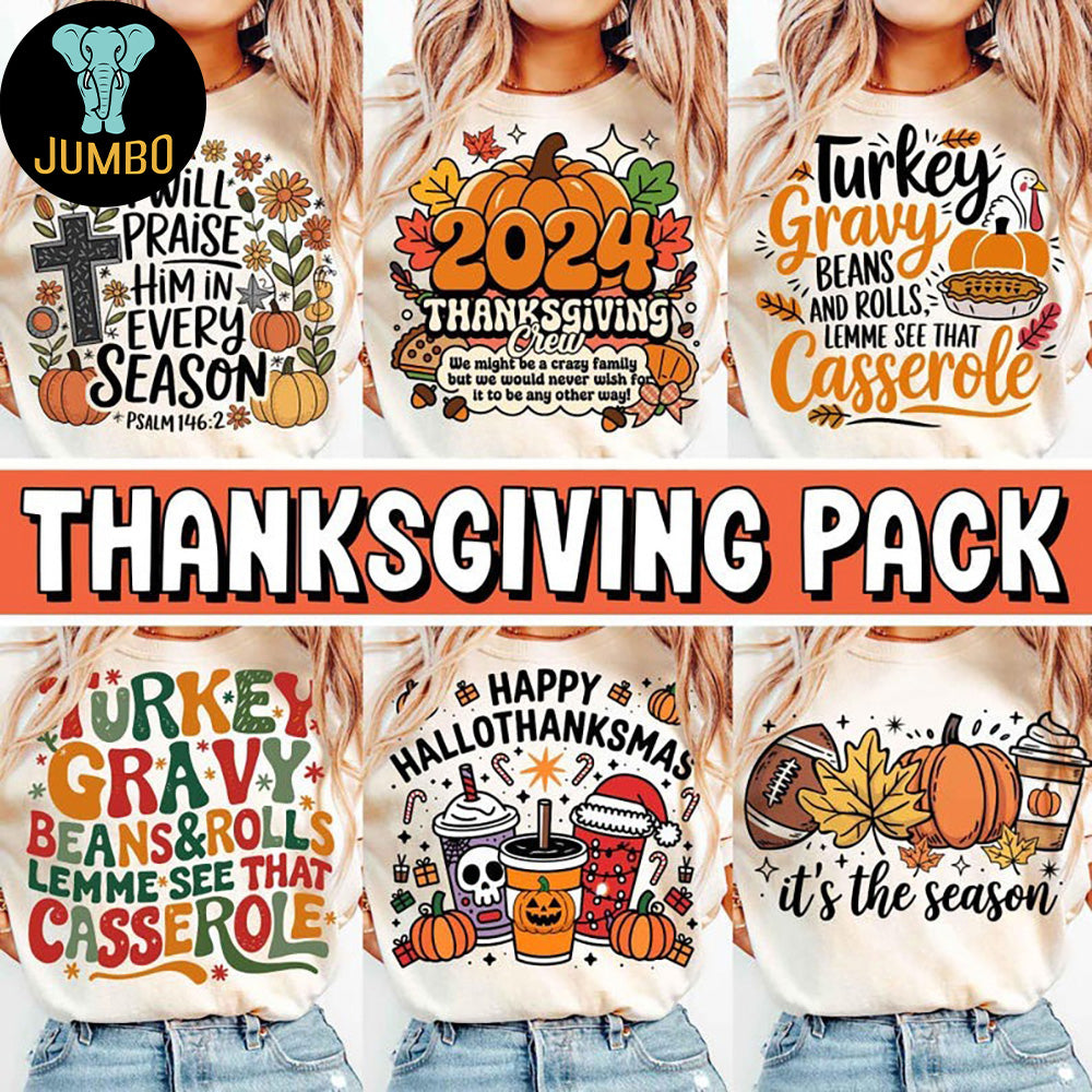 Thanksgiving Pack Bundle Png - Jumbosvg