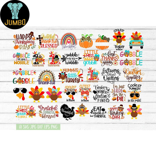 Thanksgiving Svg Bundle - Jumbosvg