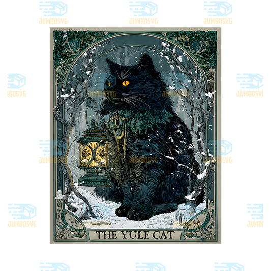 The-Yule-Cat-Tarot-Card-Christmas-Png