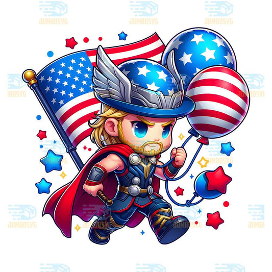 Thor-America-4th-Of-July-Png