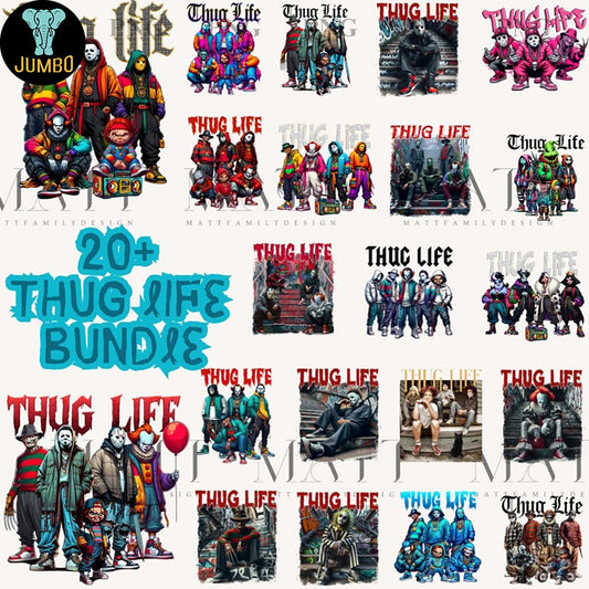 Thug Life Horror Movie Png Bundle - Jumbosvg