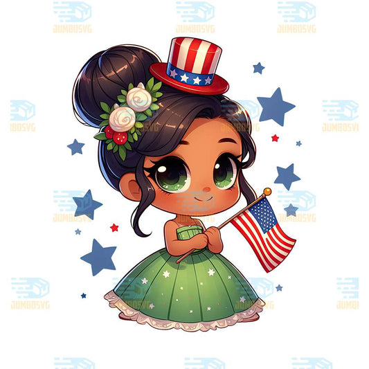 Tiana-America-4th-Of-July-Png