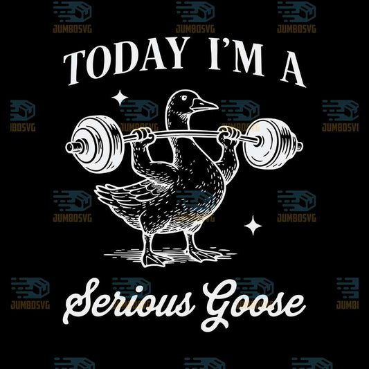 Today-I-m-A-Serious-Goose-Svg