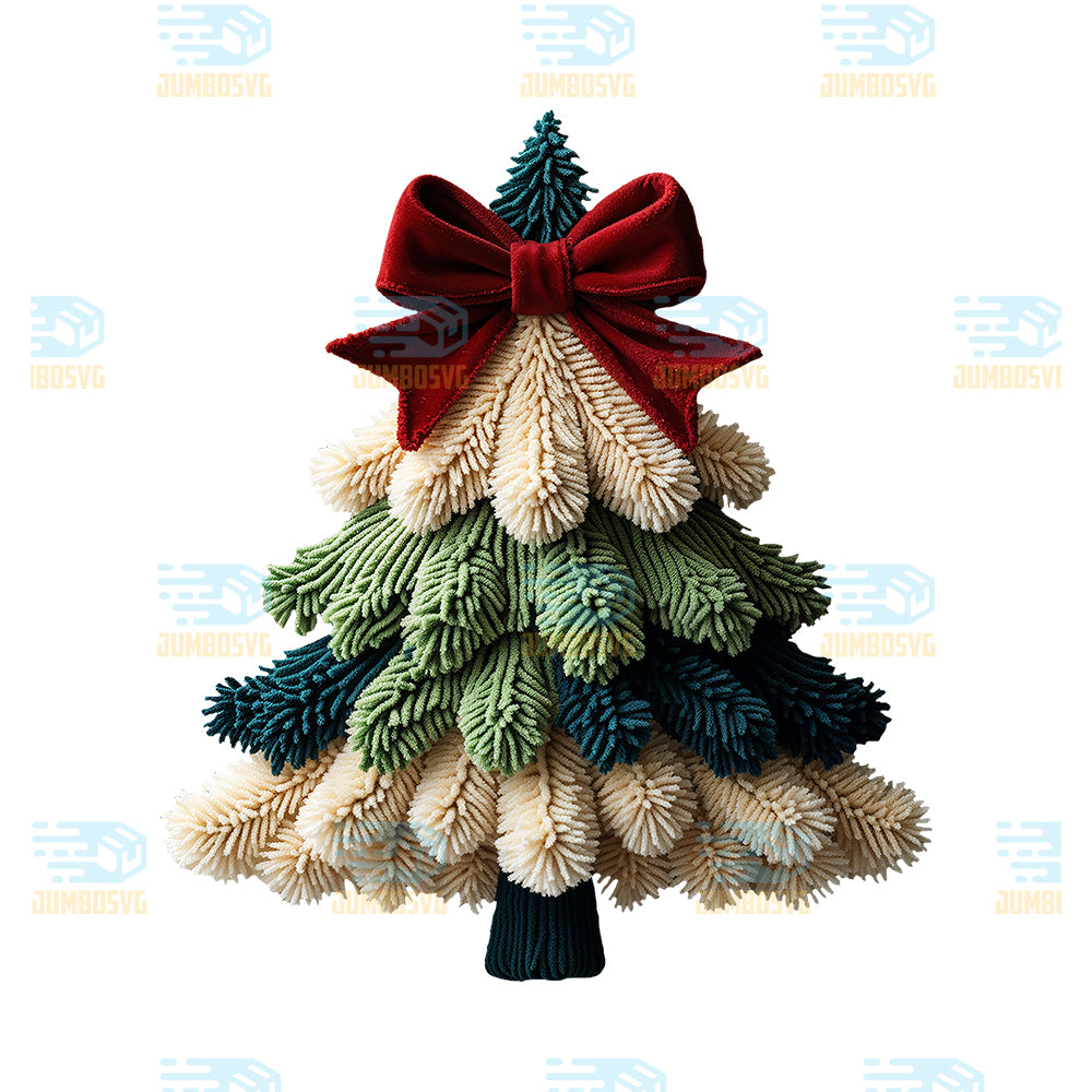 Tree-Yarn-Crochet-Christmas-Png