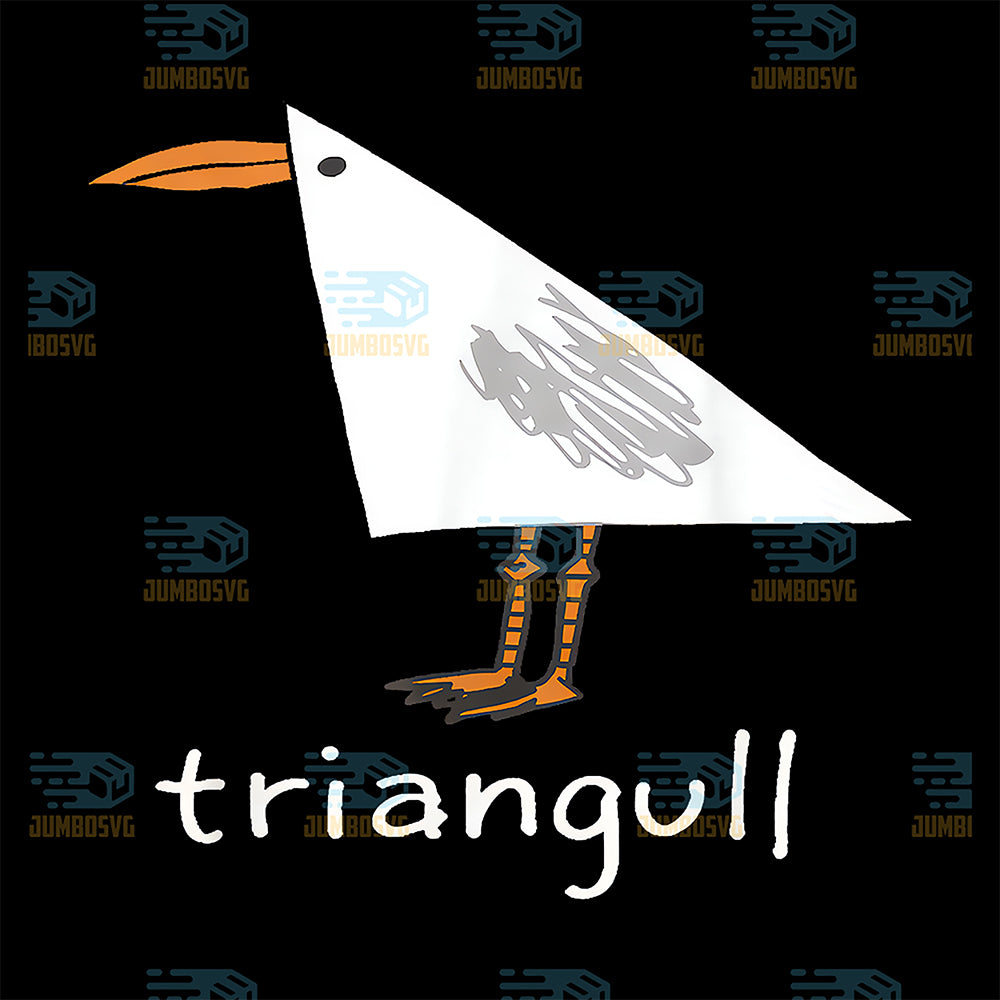 Triangull-Triangle-Seagull-Bird-Pun-Svg