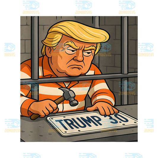 Trump-3-0-License-Plate-Png