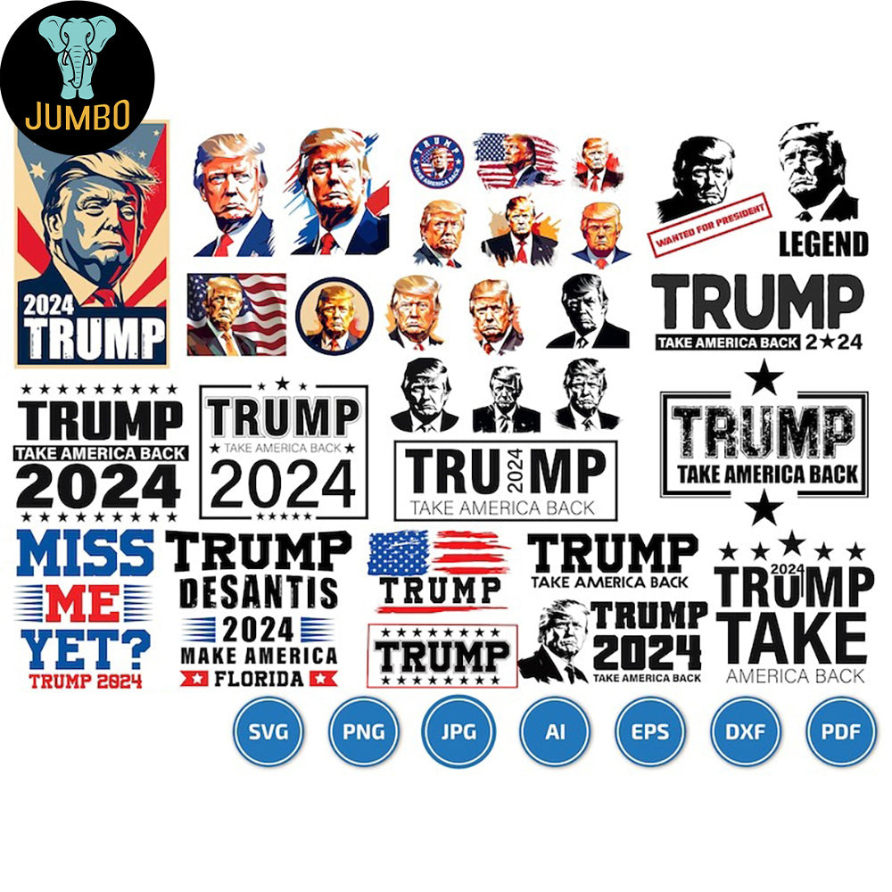 Trump2024SvgPngHugeBundle_5