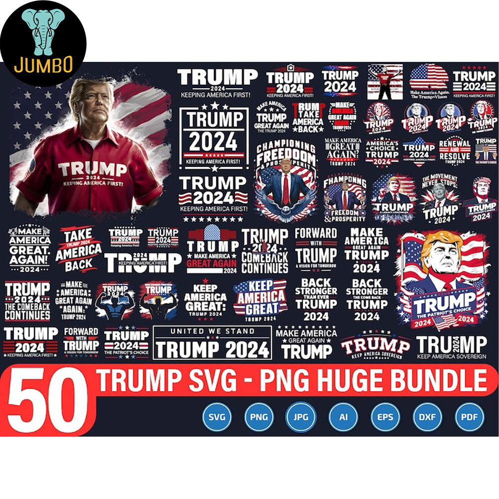 Trump2024SvgPngHugeBundle_9