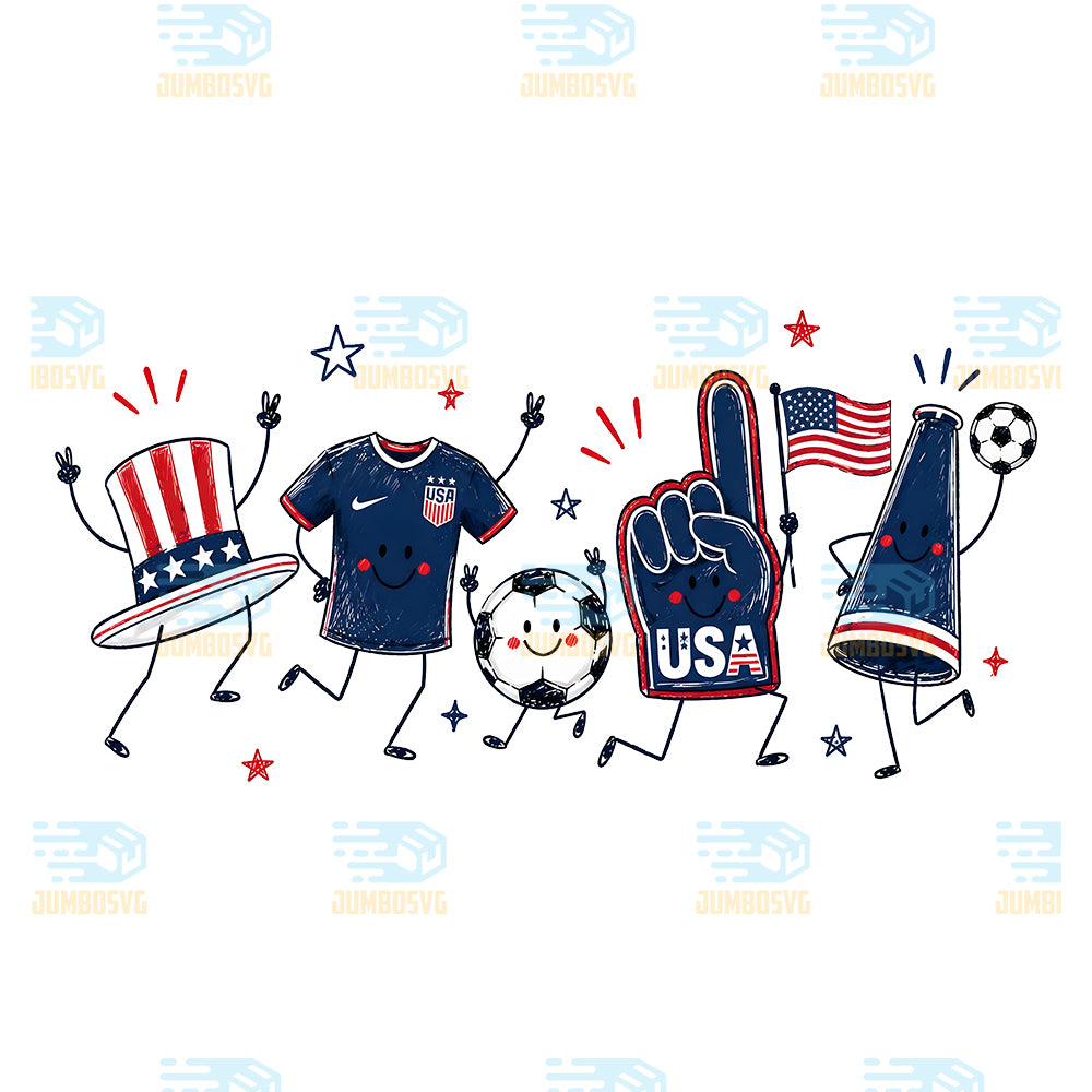 USA-Soccer-Fan-Png
