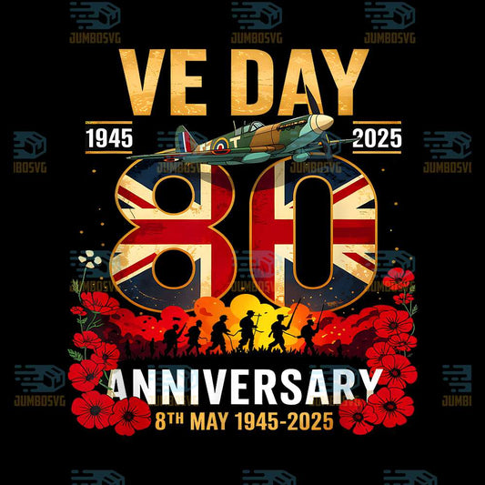 Ve-Day-1945-2025--80th-Anniversary-8th-May-1945-2025-Png
