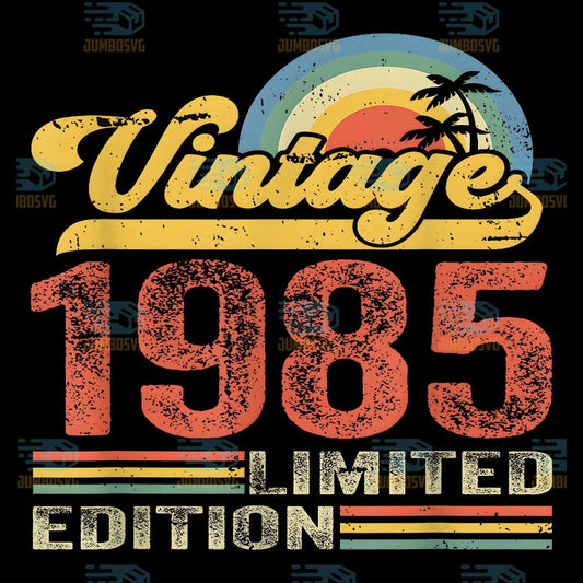 Vintage-1985-Limited-Edition-40th-Birthday-Svg
