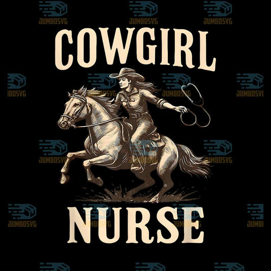 Vintage-Cowgirl-Nurse-Western-Rodeo-Nursing-School-Png