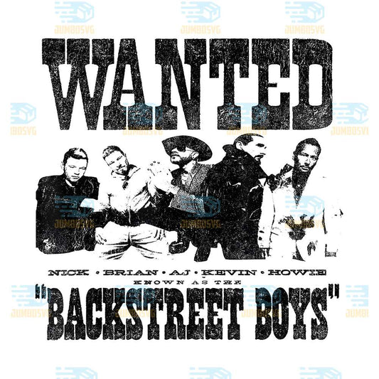 Wanted-Backstreet-Boys-Svg