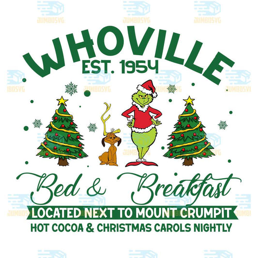 Whoville-Est-1954-Bed-And-Breakfast-Grinch-Christmas-Png-1
